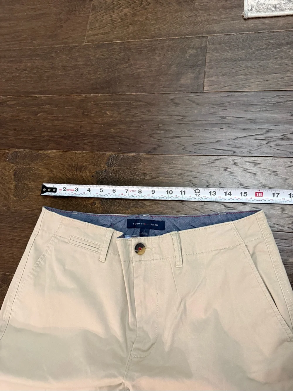 Tommy Hilfiger Women’s Cream Cotton Chino Pants